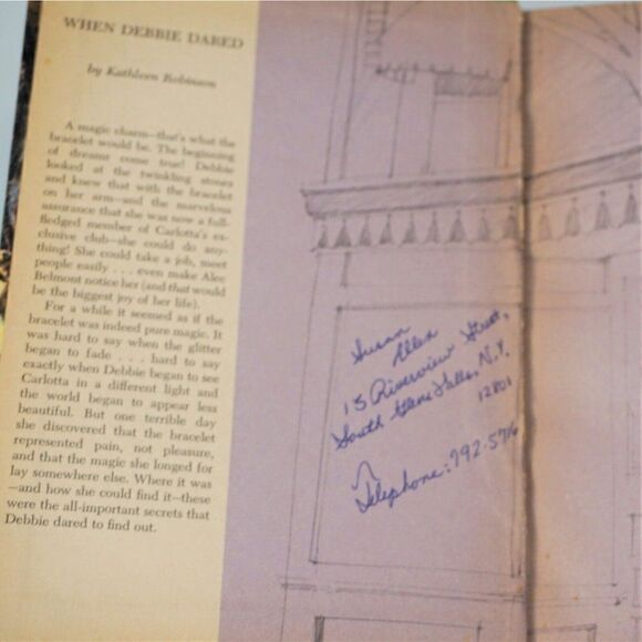 When Debbie Dared By Kathleen Robinson 1963 Vintage Hardcover Whitman Publisher - Picture 6 of 7